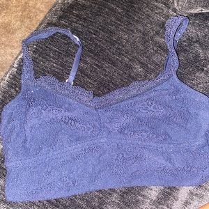 Gilly Hicks navy bralette size small